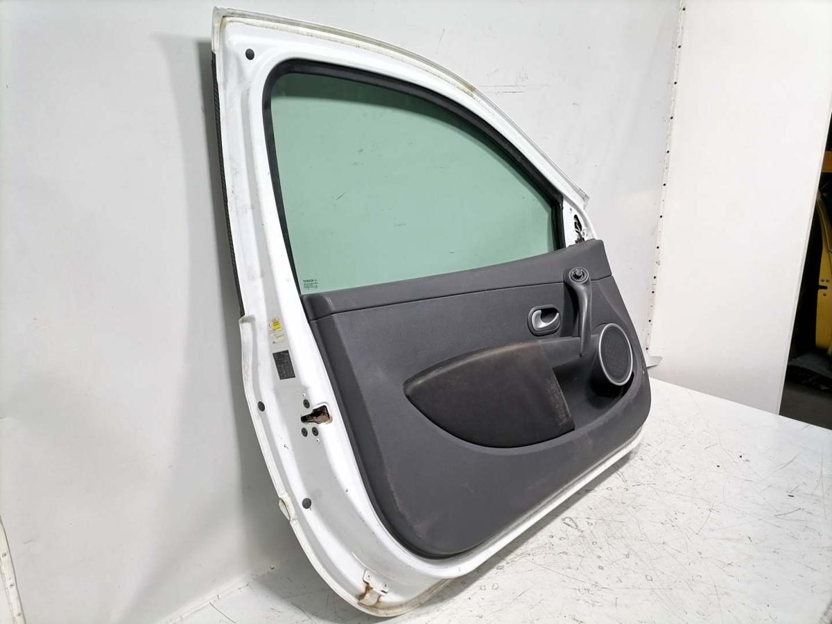 Renault Clio 3 original T&uuml;r vorn links OV369 Wei&szlig; 3-T&uuml;rer Rohbau Bj.2009